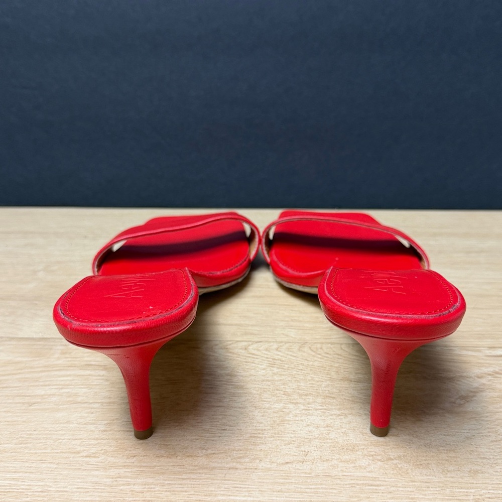 Aeyde Ilvy Leather Mules red - Picture 7 of 9